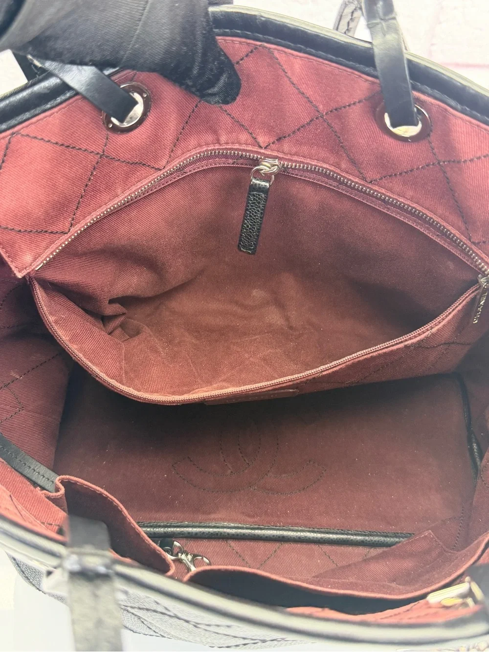 Chanel Caviar Quilted Shopping Fever Tote - Picture 12 of 16